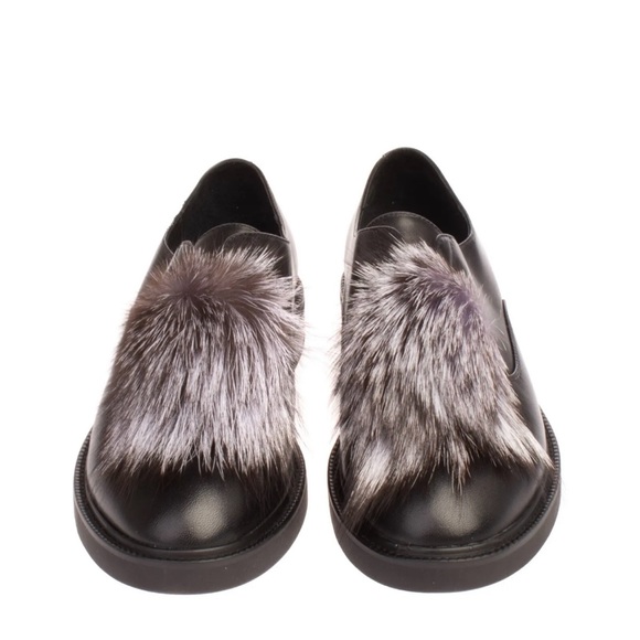 Emanuelle Vee Leather Loafter Shoes 37/7 - Picture 9 of 11